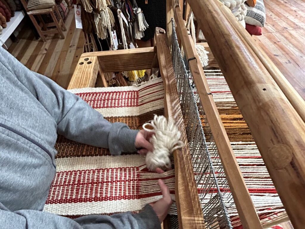 Emprendimiento de la ruta del tejido en Tucumán