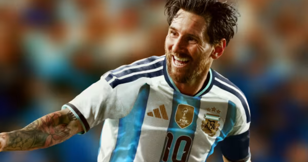 MESSI CON CAMISETA SELECCION ARGENTINA FUTBOL