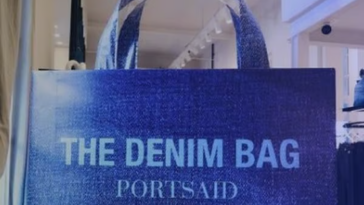 PORTSAID IMPULSA SU ACCION SUSTENTABLE THE DENIM BAG RECICLANDO TELA DENIM