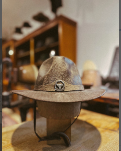 SOMBRERO DE CUERO BUFALO LUISITO SOMBREROS CORDOBA