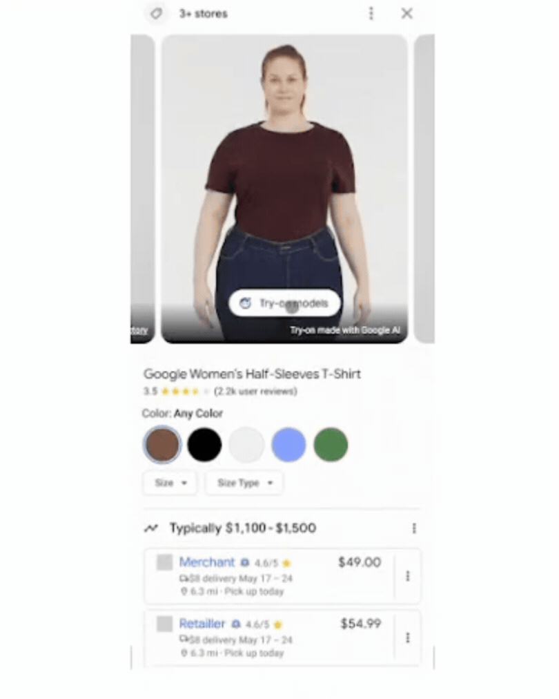PROBADOR VIRTUAL CON IA DE GOOGLE