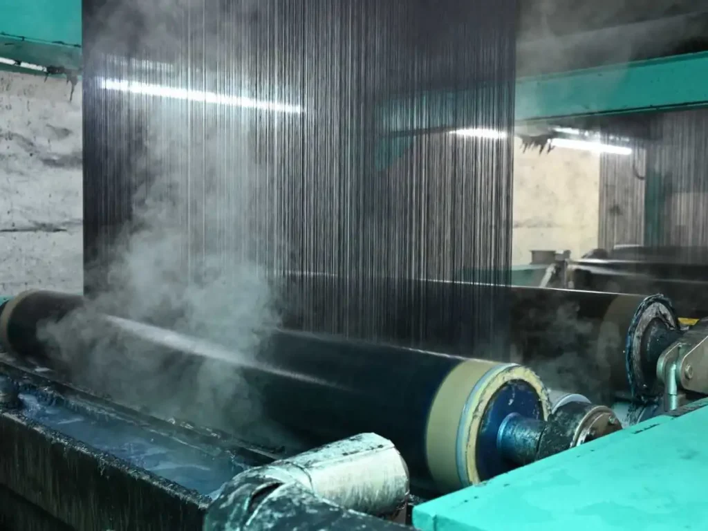 PROCESO DE TEÑIDO DE TELA DENIM