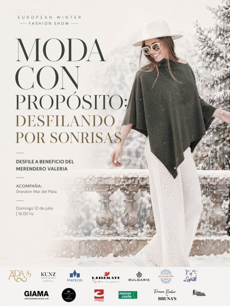 DESFILE SOLIDARIO MODA CON PROPOSITO A BENEFICIO DEL MERENDERO VALERIA