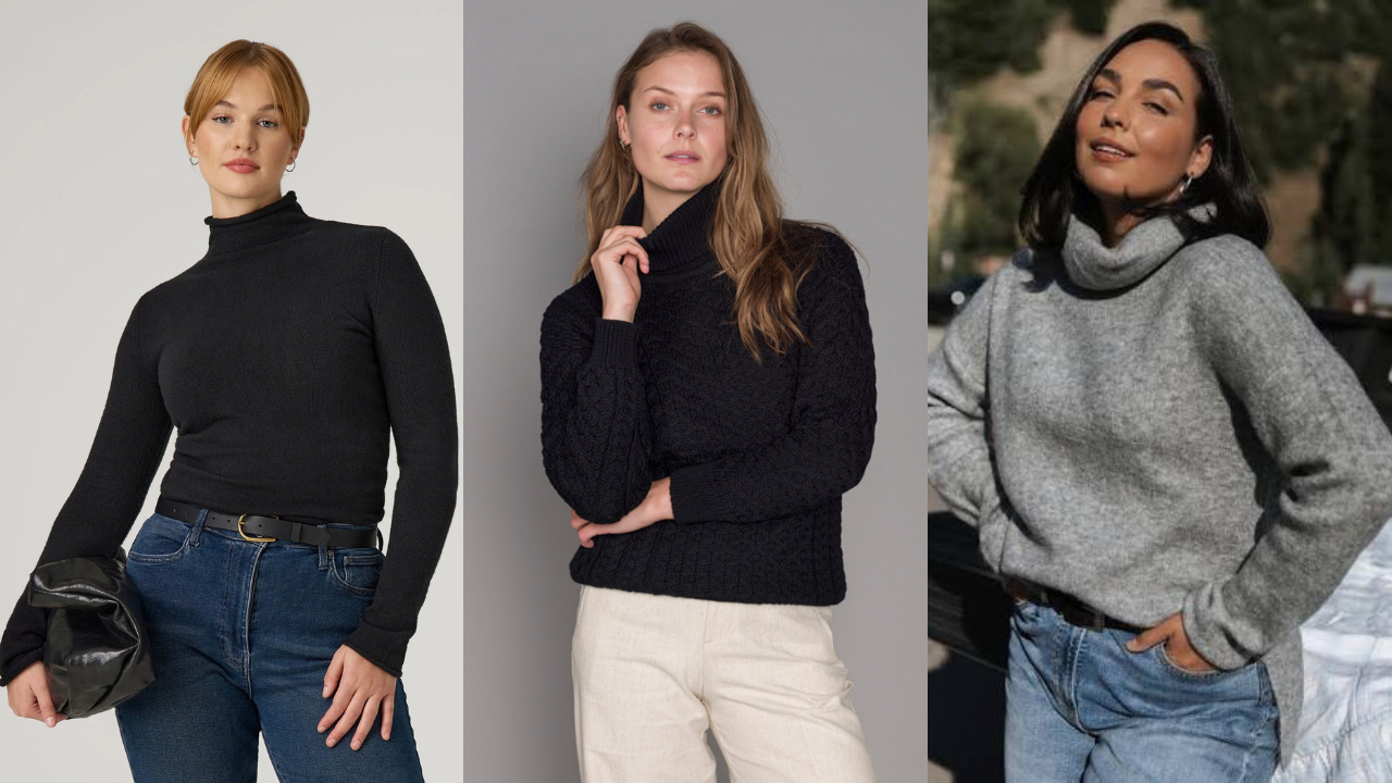 EL SWEATER DE CUELLO DE TORTUGA VUELVE A SER TENDENCIA EN LAS LIQUIDACIONES DE INVIERNO