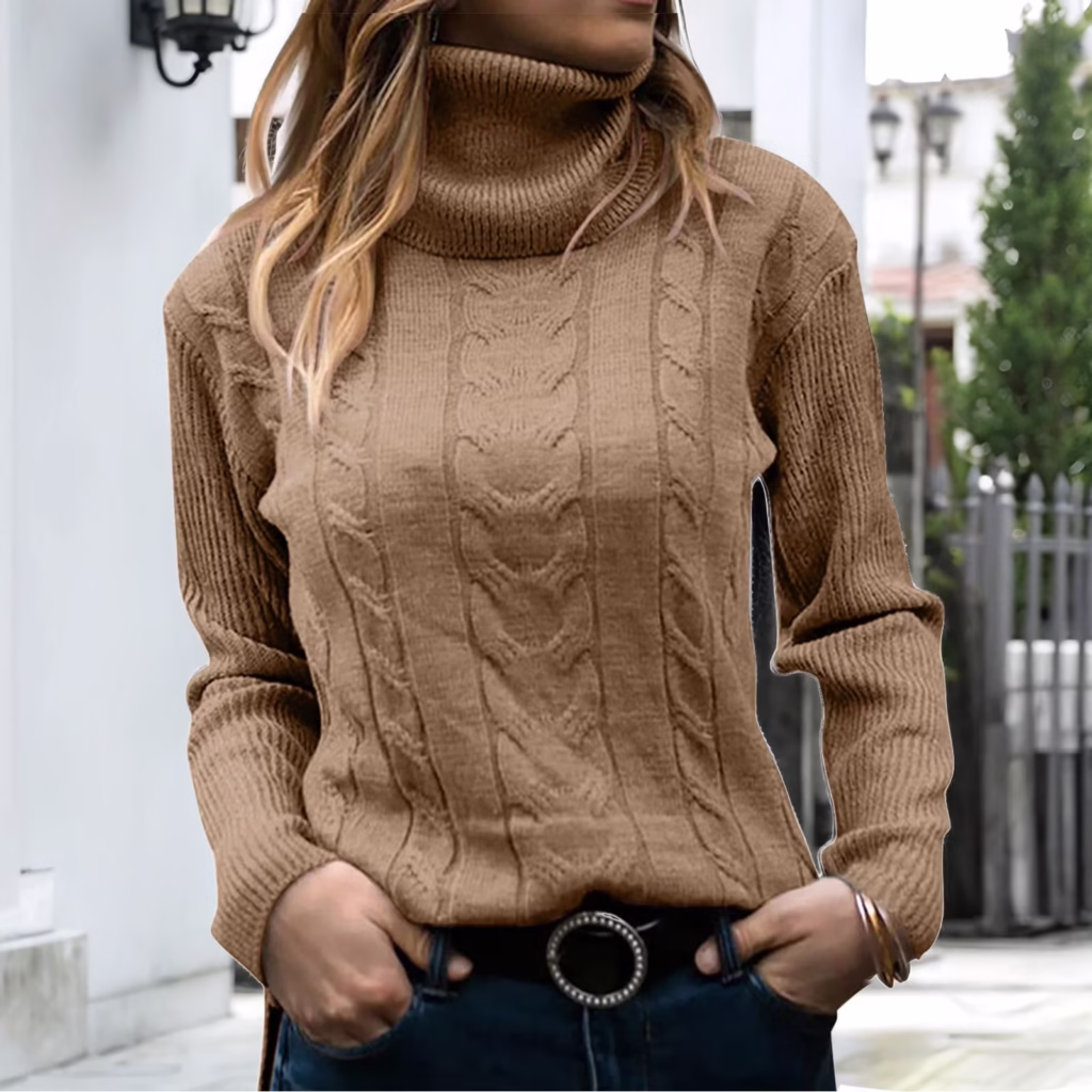 SWEATER POLERA CUELLO DE TORTUGA